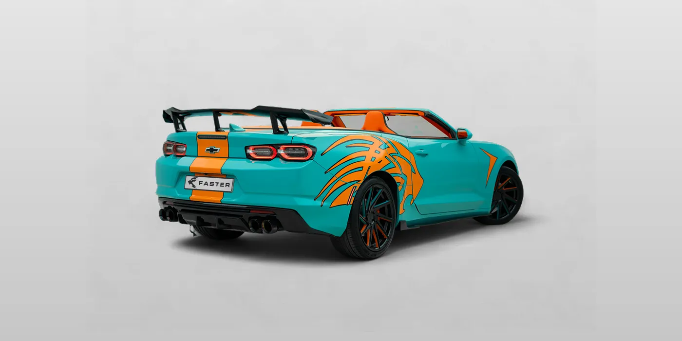 CHEVROLET CAMARO Tiffany Orange Back side